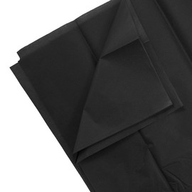 JAM PAPER Tissue Paper - Black - 20 Sheets/Pack