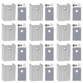 ECSiNG Pack of 20 TO-220 Aluminium Heatsink Insulator/Mounting Kits for TO-220 MOSFET Transistor Power IC LM78XX LM317 IRFXXX TDAXX Voltage Regulator 20 mm x 15 mm x 10 mm