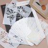 Duoxiate 18Pcs Crafting Stencils Reusable, Wildflower Stencils for Painting, Large
