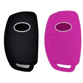 REPROTECTING Silicone Rubber Key Fob Cover Compatible with 2013-2019 Hyundai Santa Fe Sport Sonata Tucson OSLOKA-875T (Suitable for Buttons with Eject/flip/fold Buttons, not for Smart Keys)