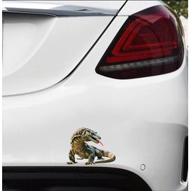 Calcomanías de coche de lagarto gigante, paquete de 2, vinilo impermeable, para coches, ventanas, portátiles