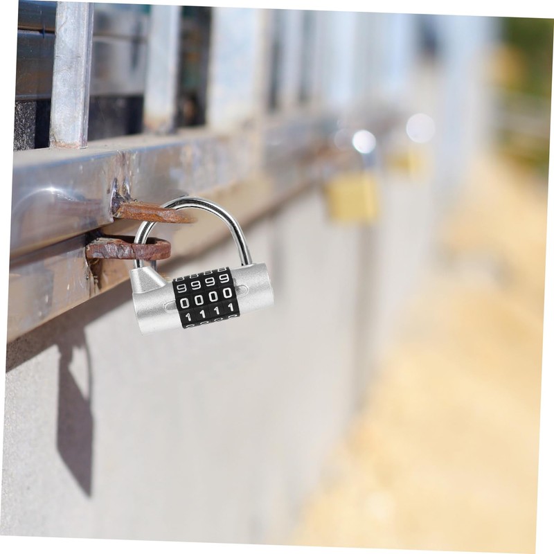 SHINEOFI Combination Lock Convenient Padlock for Mailboxes Cabinets Durable Construction