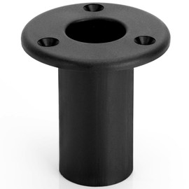 VAROILAR 4X Folding Pontoon Ladders Insert Plugs, 1" Boat Yacht Hook Extra Cup Mount Replace Accessories for Telescoping Ladder Tube, 4Pcs