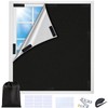 100% Blackout Window Cover, Portable Blackout Curtains for Bedroom Cuttable