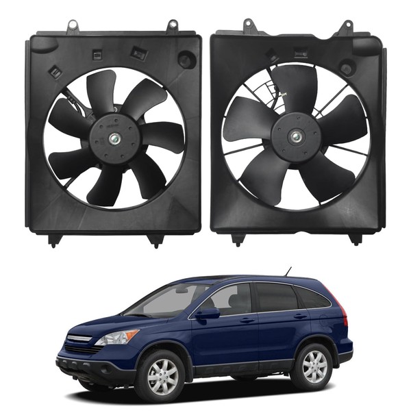 Engine Radiator Cooling Fan Assembly Compatible with 2010 2011 2012