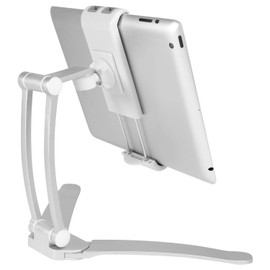 Macally STANDWALLMOUNT 2-in-1 Wall Mount and Worktop/Table Stand for Tablet/Smartphone up to 11 Inches