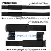 Weight Lifting Wrist Straps Set，Stainless Steel Hooks with Non-Slip Pads