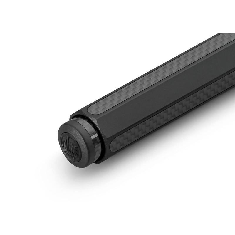 Kaweco AC SPORT Mechanical Pencil Black Aluminium Black Lead Thickness
