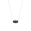 Gold Necklace for Women, 18K Gold Plated Birthstone Necklace with