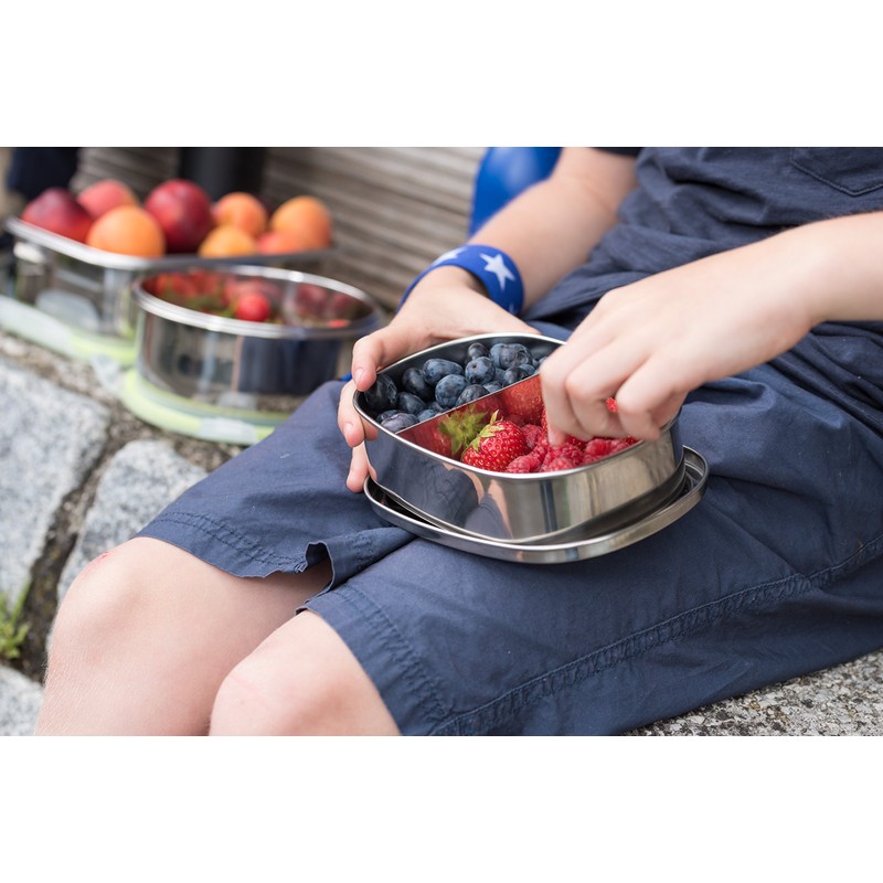 Brotzeit Duo Lunch Box with Stainless Steel Dividers 100% BPA