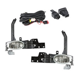 Fog Lights Assembly Replacement for 2008-2010 Honda Accord Sedan w/Wiring Harness & Switch Left Driver and Right Passenger Sides