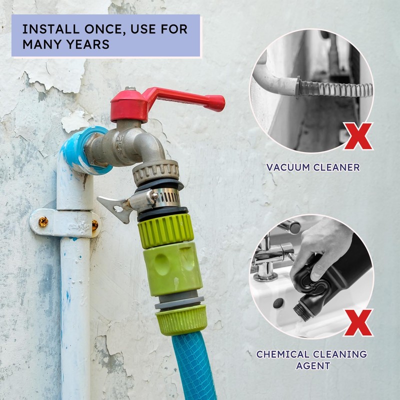 AC Drain Line Cleaner Tool,AC Drain Line Unclogger, Can Quickly