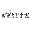War Toy Kit Soldier Figures Toys Chariot Models Plastic Castle