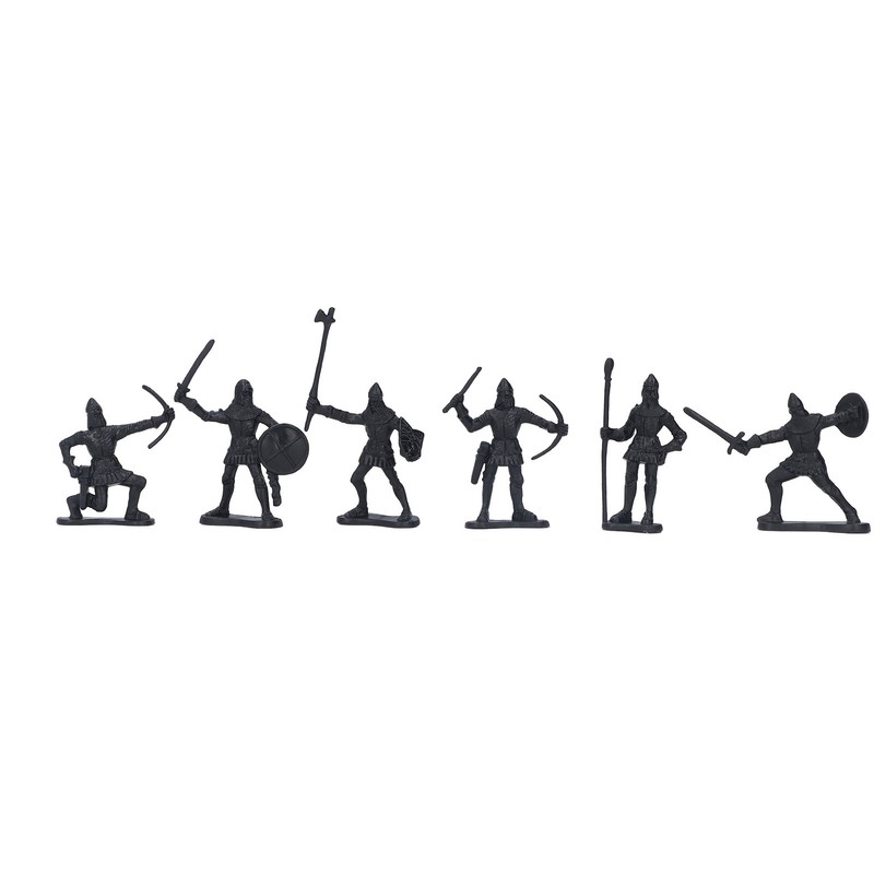 War Toy Kit Soldier Figures Toys Chariot Models Plastic Castle