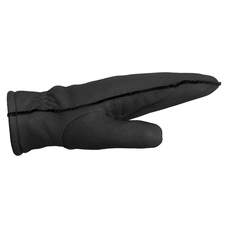 Pratt and Hart Snowfall Women’s Deerskin Leather Mittens with Finger