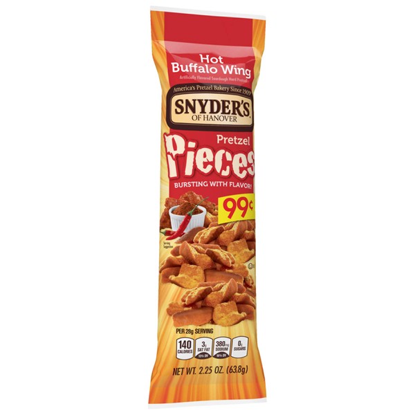 Snyder of Hanover Hot Buffalo Wing Pieces 2.25 Oz (Pack of 9)