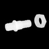Feelers 3/8" Hose Barb Thru-Bulk Bulkhead Fitting Hex Barbed Fitting