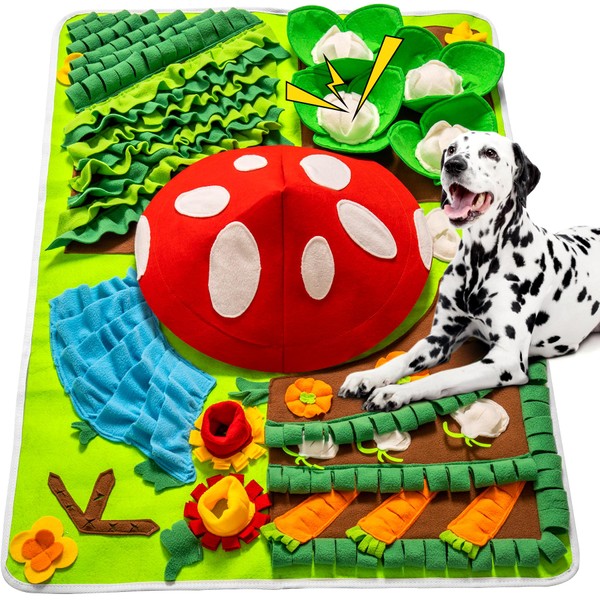 Mewoo Snuffle Mat for Dogs Large Breed, 40''x27.5'' Sniff Mat