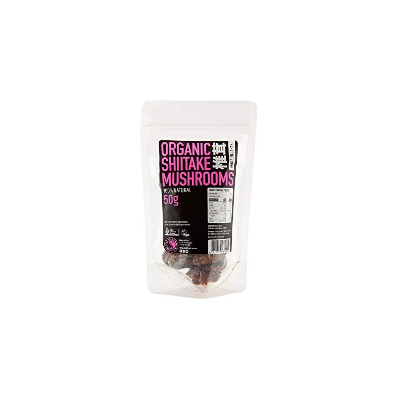 Spiral Organic Shiitake Mushrooms 50 g