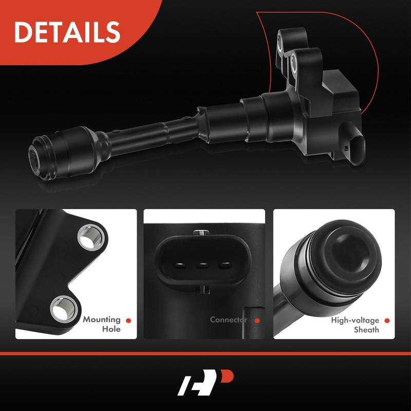 Paquete de bobinas de encendido de motor A-Premium compatibles con