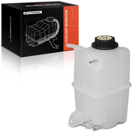A-Premium Engine Coolant Overflow Recovery Reservoir Tank [with Cap] Compatible with Nissan Armada 2005-2015, Pathfinder Armada 2004 & Infiniti QX56 2004-2010, 5.6L - Front Side
