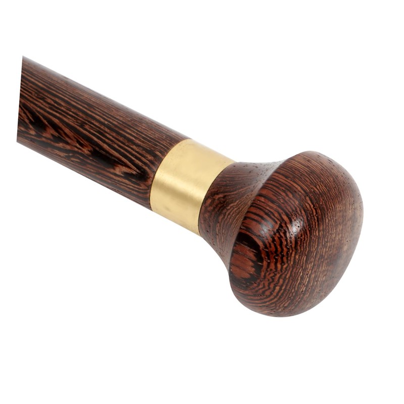 TOVINANNA Wooden Walking Sticks for Men Durable Anti-Slip Handle for