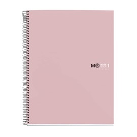 Miquelrius - Notebook A4 (210 x 297 mm), Notebook The Original Colours, 80 Sheets 90 g/m² and 1 Colour Strip, Grid 5 mm, 4-Hole Punching, Hard Cover, Colour Sand