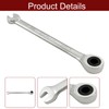 Jiozermi 6mm Ratcheting Combination Wrench, 72 Teeth Metric Ratcheting Wrench