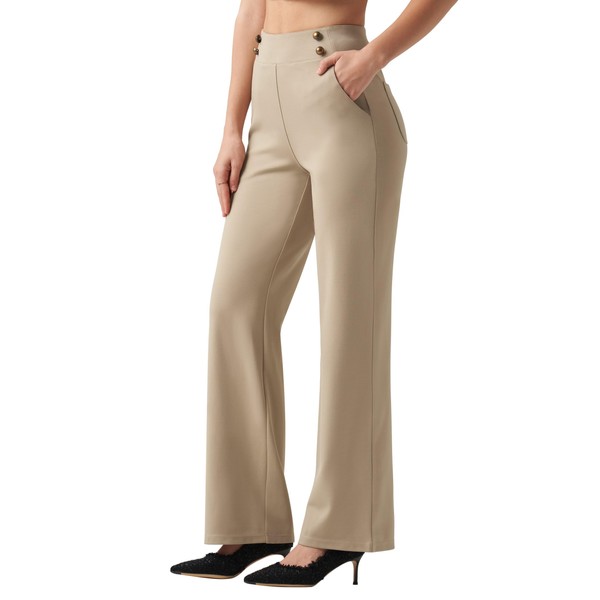 Willit Women's Wide Leg Dress Pants High Waisted Stretch Work