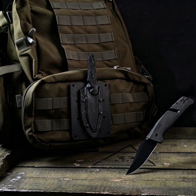 DEERCO Tactical molle Hook and Loop Panel Organizers Insert Backpack