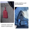 GLXKITVL Suede Leather Car Key Fob Case Cover Shell Fit