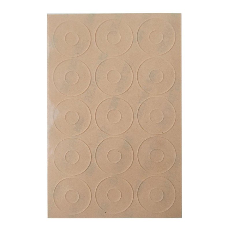 Hellery 60pcs Patchwork Ruler Nonslip Pad Ruler Grip Sticker for