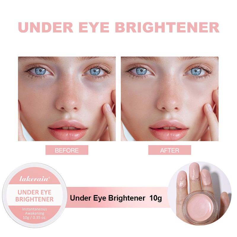 Under Eye Brightener, Instant Under Eye Concealer for Dark Circles,