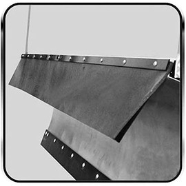 Buyers Products 1309090 Snow Deflector, 90In, Rubber