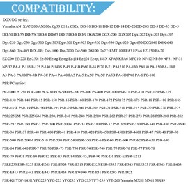 Universal 9.84 Ft Adapter for 12V Yamaha Keyboard Power Cord,AC Adapter for Yamaha PSR, YPG, YPT, DGX,EZ,P Digital Piano,Portable Keyboard Series,Replacement for Yamaha PA130 PA150 Adapter