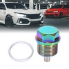 MACHSWON 1 Set M20x1.5 Multicolor Magnetic Oil Drain Plug Sump