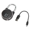 Smart Fingerprint Padlock Compact USB Charging Keyless Padlock for Home