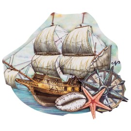 Ideen mit Herz 3D Motifs, Cut-Out, Approx. 7-10 cm, Pack of 10 Pictures for Crafts & Decorating, Make Your Own Greeting Cards, Picture Motifs for Scrapbooking and DIY Decoration (Maritime 02)