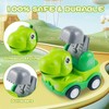 Dinosaur Design Inertia Car Toy, 6 Counts/set Friction Power Engineering