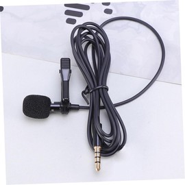Mipcase Clip On Lavalier Microphone Set for Smartphones Omnidirectional Condenser Mic for Recording Interviews and Video Conferencing