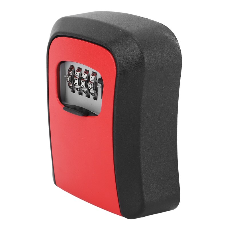 Key Lock Box Alloy Portable Wall Mounted 4 Digit Combination