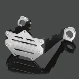 Compatible With MONKEY 125 2018-2024 CNC Lower Down Front Fender Tire Hugger Mudguard Cover Bracket Holder (Silver)