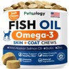 Salmon Oil Omega 3 for Dogs - Vet Recommended -