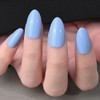 evpct Glossy Press on Nails Short Almond Short for Women,