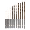 Custom Kobo 10 Piece Hex Shank Cobalt HSS Steel Drill