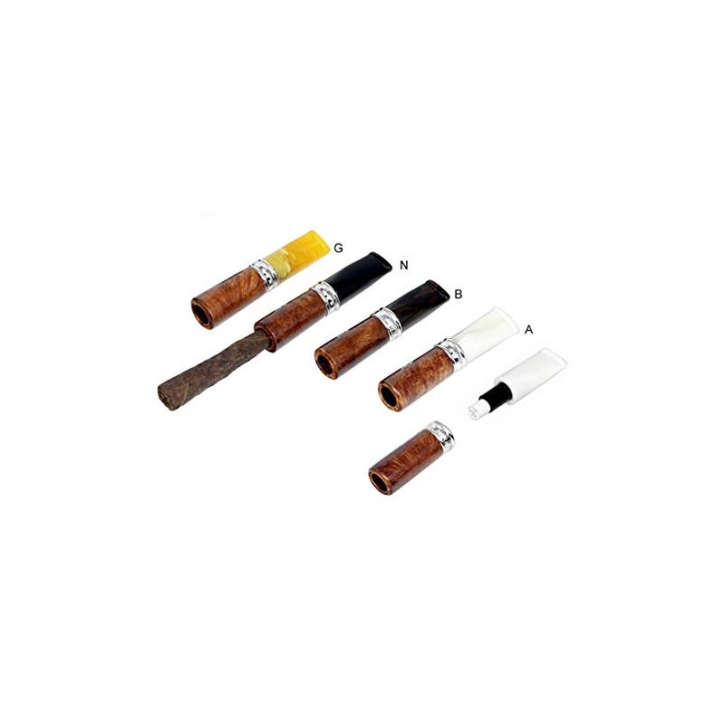 Lubinski Tuscany Mouthpiece with Filter 9 mm Nickel Silver