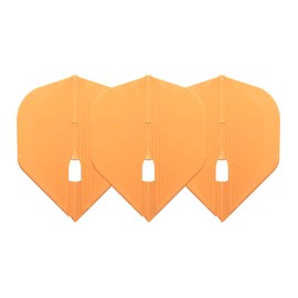 Lstyle dart flights: l1 pro kami standard shape - ultra flexible - for soft tip and steel tip darts - neon orange