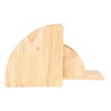 Dustproof Filter Holder Fan Shaped Coffee Filter Storage Holder Solid