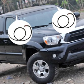 BABERGOU 2pcs Roof Drip Molding Replace 75551-04063 Compatible with Toyota Tacoma Double CAB 2005 2006 2007 2008 2009 2010 2011 2012 2013 2014 2015