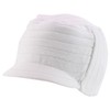 Armycrew Stretchy Top Flat Knitted Visor Beanie Hat - White